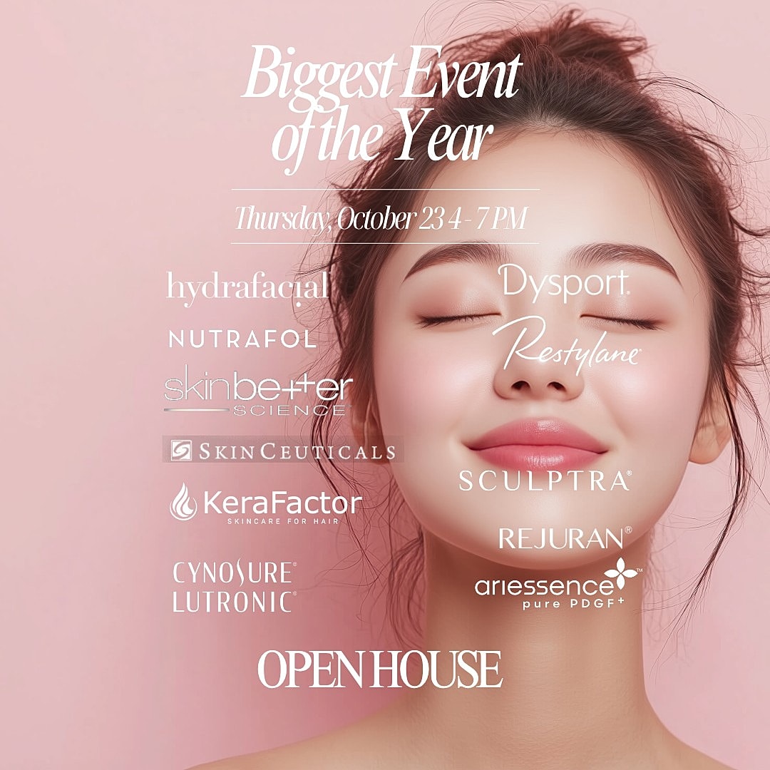 Open house event for laser treatments and skincare