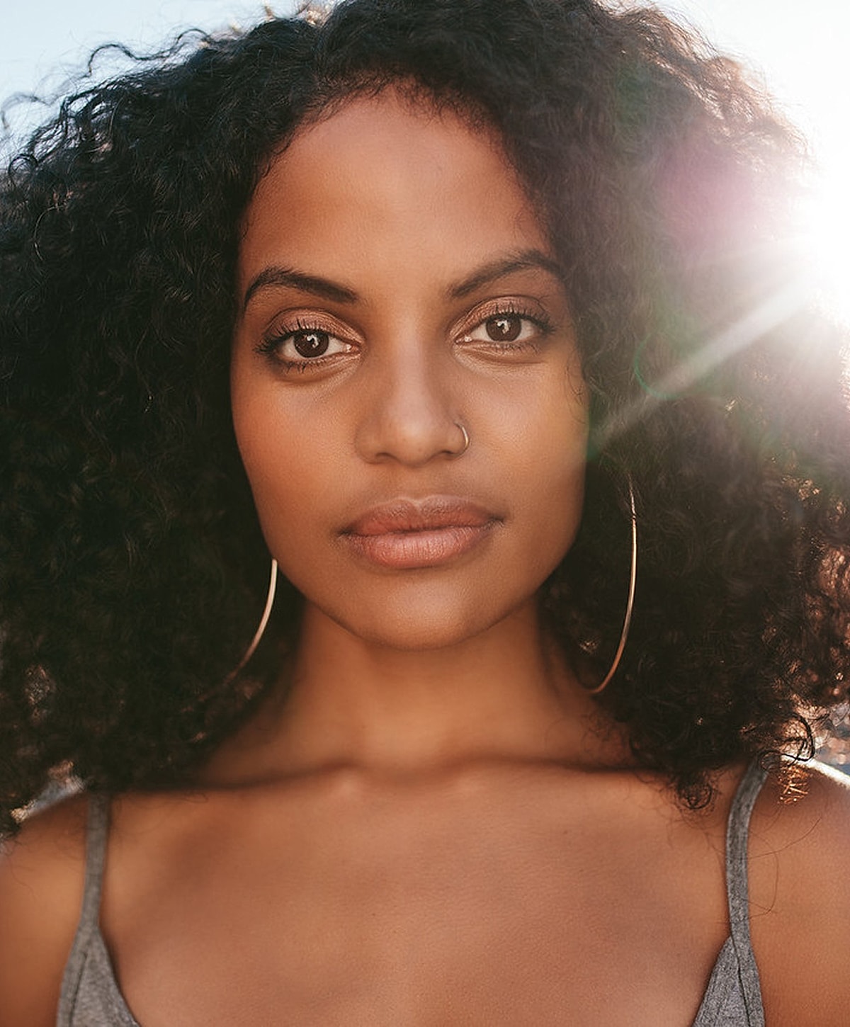 Close-up portrait of a young woman.