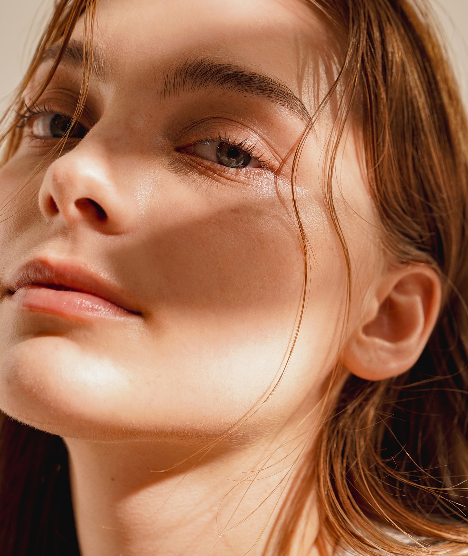 Close-up portrait of a confident young woman.