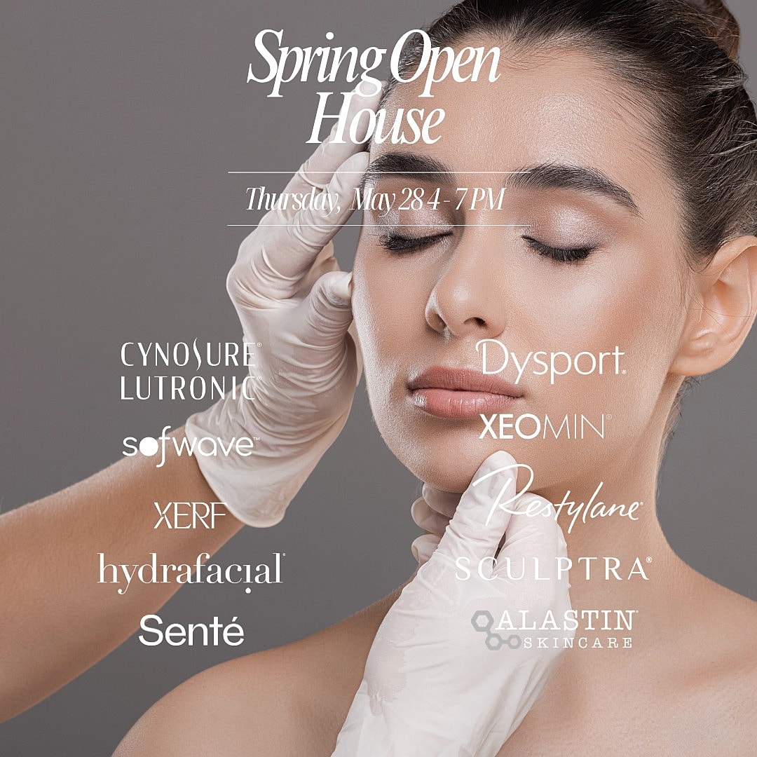 Spring Open House for skincare treatments and products